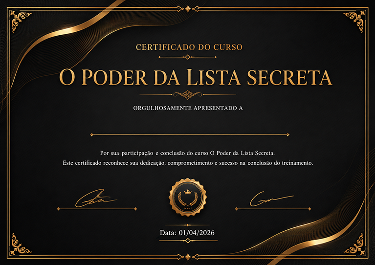 Certificado de Conclusão do Curso